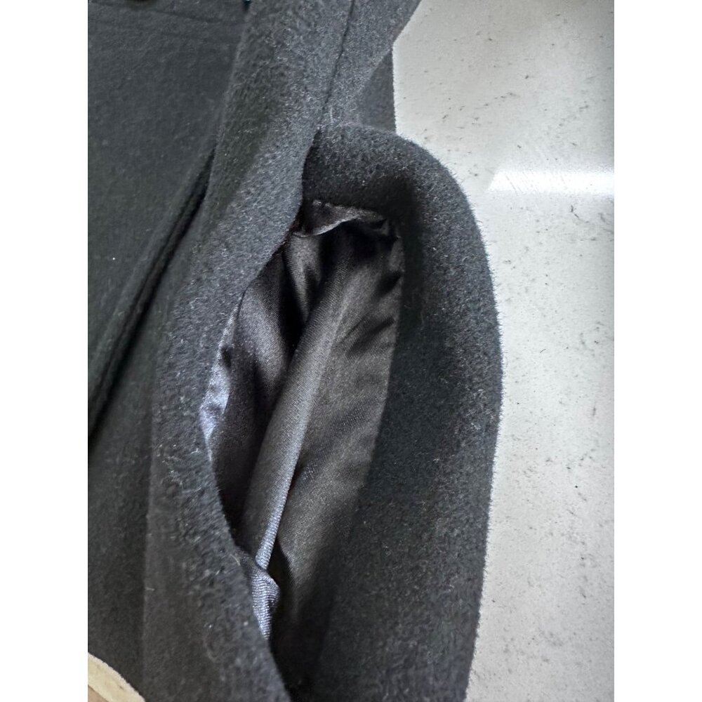 Express Black Wool Blend Double-Breasted Peacoat XS Womens Jacket - Picture 13 of 13